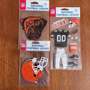 Cleveland Browns NFL Magnet Set